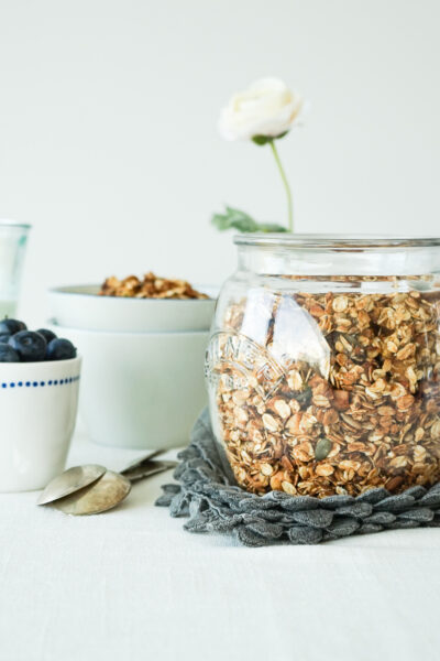 Super Tasty Granola with Blueberries