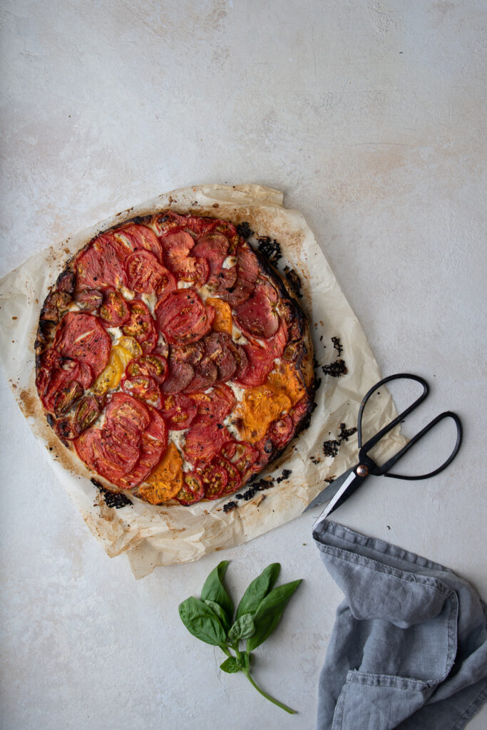 Tomato and Mascarpone Tart,