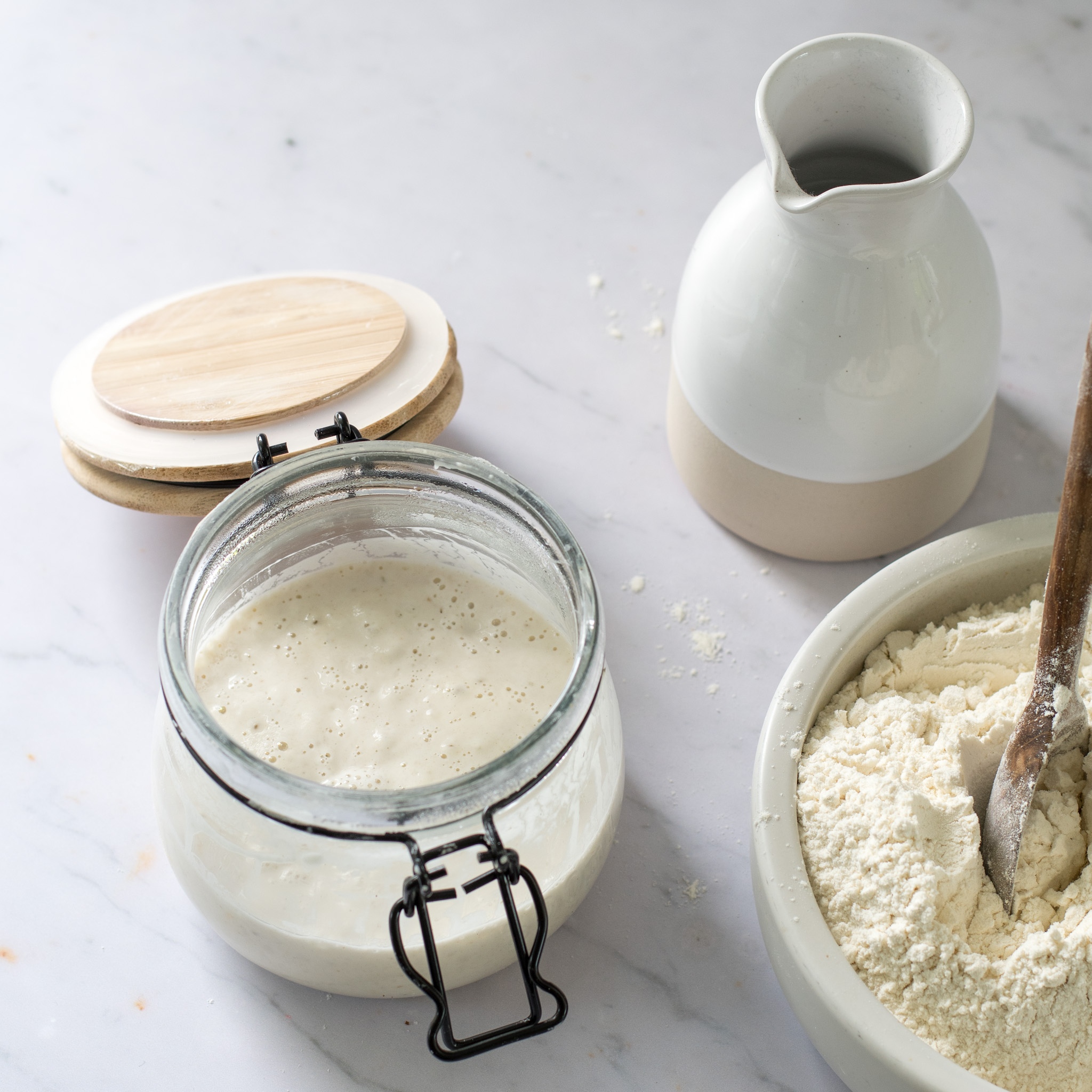 Flour shop sourdough starter
