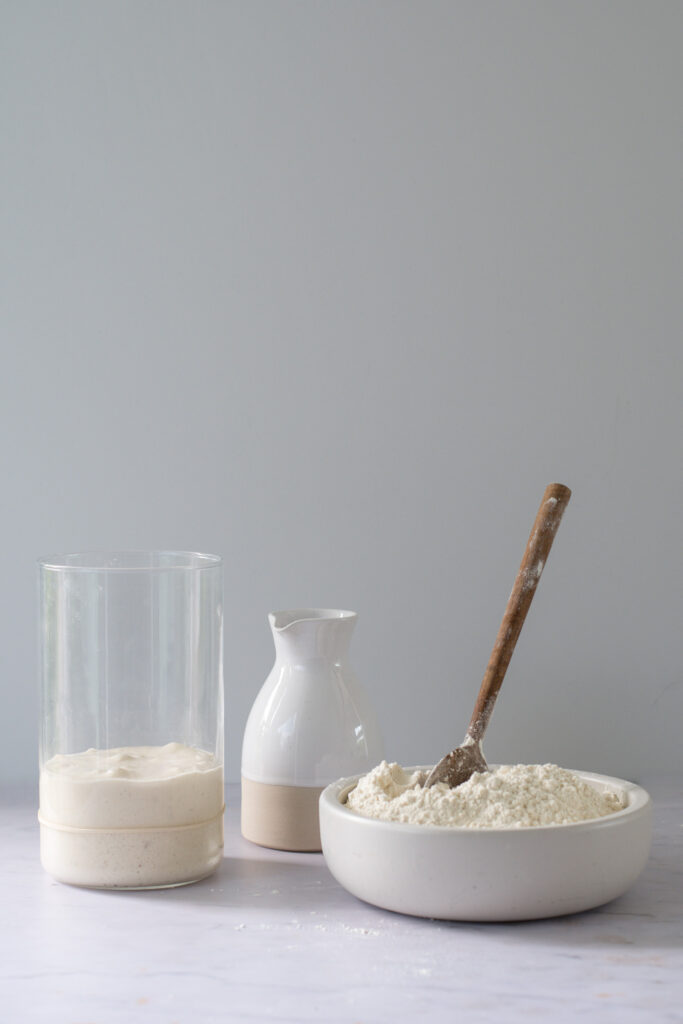 White sourdough starter