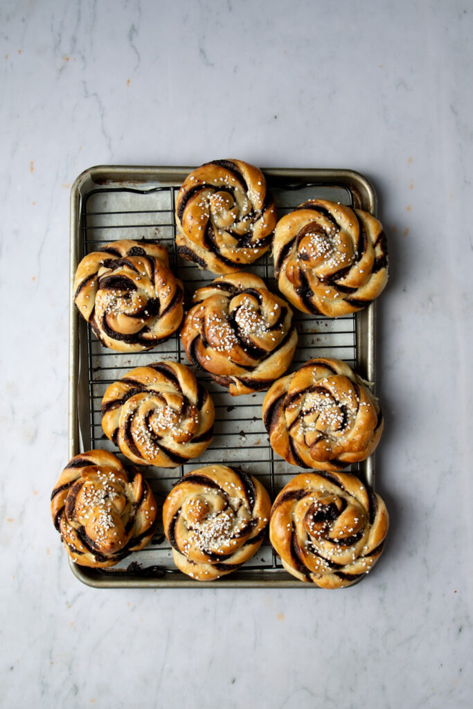 Chocolate & Cardamom Buns