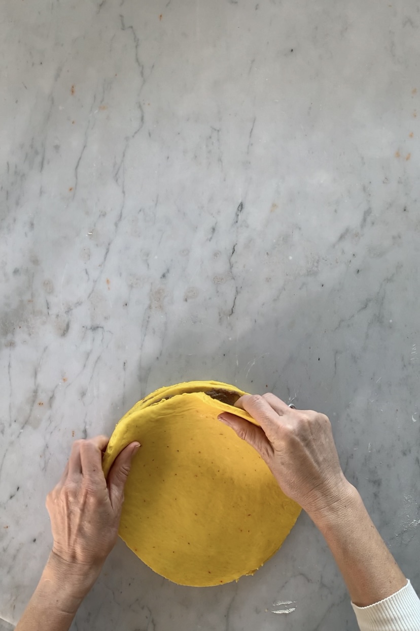 Saffron dough 2