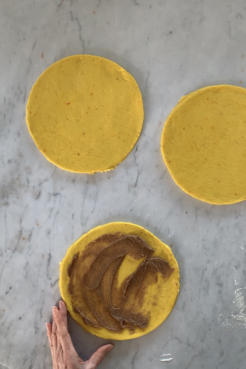 Saffron dough Saffron Bread star