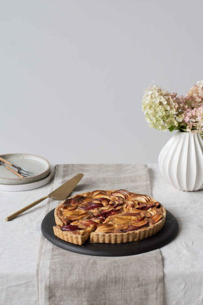Apple & Cobnut Frangipane Tart