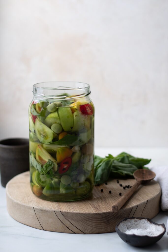 Fermented Green Tomatoes