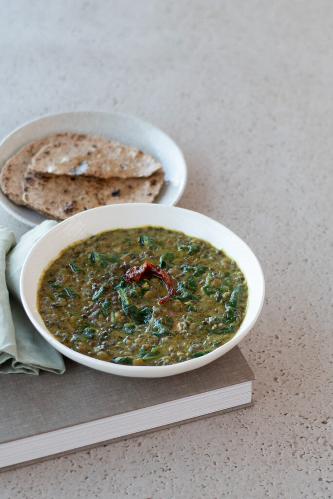 Coconut and Spinach Dhal 