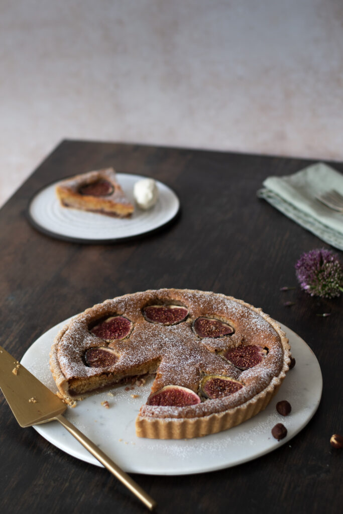 Fig and Hazelnut Frangipane Tart