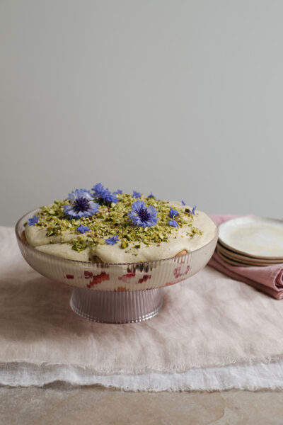 Strawberry and Pistachio Tiramisu