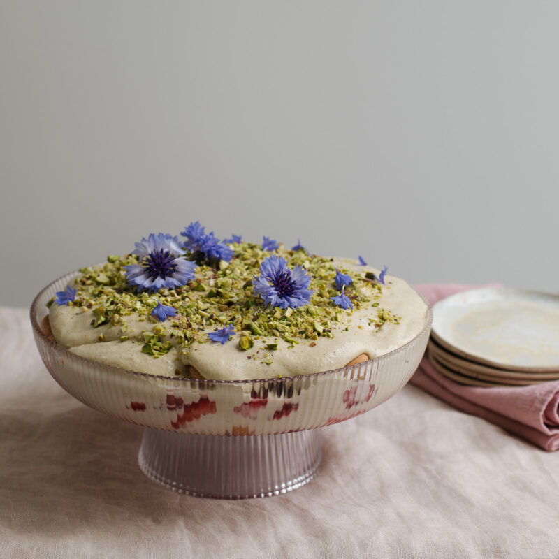 Strawberry and Pistachio Tiramisu