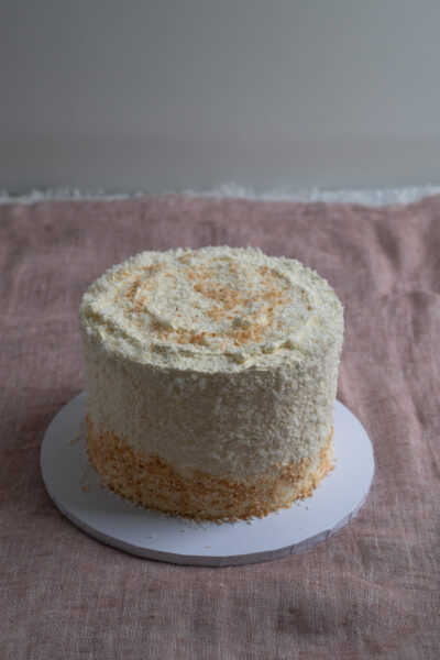 Raspberry and Coconut Cake